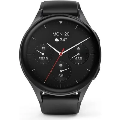 Hama Smartwatch 8900 3,63 cm (1.43) AMOLED 45 mm Digital 466 x 466 Pixel Touchscreen Schwarz GPS (00178611)