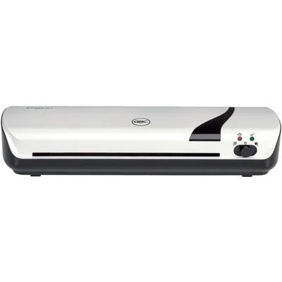 GBC Inspire+. Maximale Laminierungbreite: 24,1 cm, Typ: Kalt-/Warmlaminator, Laminierungsgeschwindigkeit: 250 mm/min. Breite: 350 mm, Tiefe: 130 mm, Höhe: 60 mm (4410031)