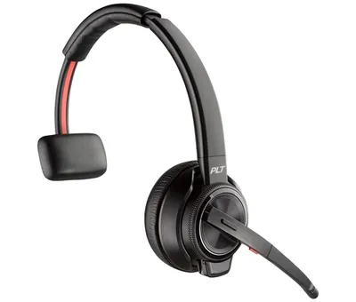 HP POLY Poly Savi 8210-M - Savi 8200 series - Headset - On-Ear - DECT / Bluetooth - kabellos - Schwarz - Zoom Certified, Zertifiziert für Microsoft Teams (8D3F1AA#ABB)