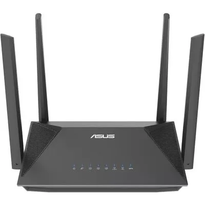 ASUS RT-AX52 - Wireless Router 3-Port-Switch - 1GbE - Wi-Fi 6 - Tri-Band (90IG08T0-MO3H00)