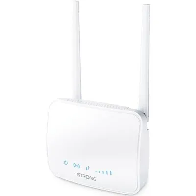 Strong 4GROUTER350M. Gerätetyp: Router für Mobilfunknetz, Produktfarbe: Weiß, Marktpositionierung: Haus. Schnittstellentyp Ethernet-LAN: Schnelles Ethernet, Ethernet LAN Datentransferraten: 10,100 Mbit/s, Netzstandard: IEEE 802.11b, IEEE 802.11g, IEEE 802.11n, IEEE 802.3, IEEE 802.3u. WLAN-Standards: 802.11b, 802.11g, Wi-Fi 4 (802.11n), Datenübertragungsgeschwindigkeit WLAN: 300 Mbit/s, WLAN-Frequenz: 2,4 GHz. Datennetzwerk: LTE, 2G-Standards: Edge, GPRS, GSM, 3G-Standards: DC-HSPA+, HSPA, HSPA+, UMTS. Unterstützte Sicherheitsalgorithmen: WPA, WPA-PSK, WPA2, WPA2-PSK, WPS (4GROUTER350M)