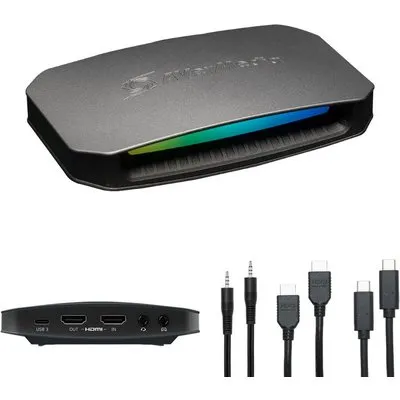AVerMedia 61GC553G20BV - Schwarz - USB 3.2 Gen 1 (3.1 Gen 1) - 3840 x 2160 Pixel - Spielekonsole - PC - 2160p - 1440p - 1080p - 1080i - 720p - 576p - 576i - 480p - 480i - 60 fps (61GC553G20BV)