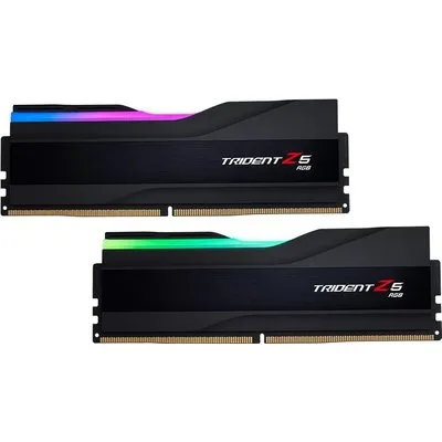 G.Skill Trident Z5 RGB - DDR5 - Kit - 48GB: 2 x 24GB - DIMM 288-PIN - 8200 MHz / PC5-65600 - CL40 - on-die ECC - mattschwarz (F5-8200J4052F24GX2-TZ5RK)