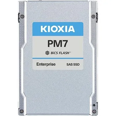 KIOXIA PM7-R Series KPM7VRUG7T68 - SSD - Enterprise, Read Intensive - verschlüsselt - 7680GB - intern - 2,5 (6,4 cm) - SAS 24Gb/s - Self-Encrypting Drive (SED) (KPM7VRUG7T68)