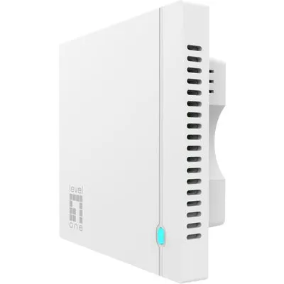 LevelOne AX1800 Dual-Band Wi-Fi 6 In-Wall PoE Wireless Access Point - 1800 Mbit/s - 574 Mbit/s - 1201 Mbit/s - 10,100,1000 Mbit/s - 2.412 -2.484 - 5.18 - 5.825 GHz - IEEE 802.11a - IEEE 802.11ac - IEEE 802.11ax - IEEE 802.11b - IEEE 802.11g - IEEE 802.11n - IEEE 802.3,... (WAP-8231)
