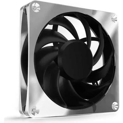 Alphacool Apex Stealth Metall. Typ: Ventilator, Lüfterdurchmesser: 12 cm, Rotationsgeschwindigkeit (min.): 400 RPM, Rotationsgeschwindigkeit (max.): 2000 RPM, Geräuschpegel (langsame Geschwindigkeit): 20 dB, Geräuschpegel (hohe Geschwindigkeit): 29,9 dB, Maximaler Luftstrom: 76,81 cfm, Luftstrom: 130,501 m³/h, Lagertyp: Hydrodynamisches Lager (HDB). Breite: 120 mm, Tiefe: 120 mm, Höhe: 25 mm. Produktfarbe: Chrom (13818)