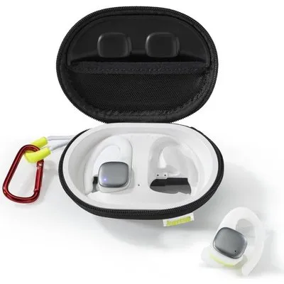Hama Bluetooth®-Kopfhörer Spirit Athletics, True Wireless, Ohrbügel, Weiß/Gelb (00184115)