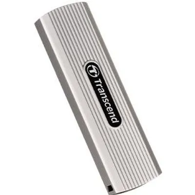 Transcend ESD320A - SSD - verschlüsselt - 1TB - extern (tragbar) - USB 3,2 Gen 2x1 - 256-Bit-AES - Soft Gray (TS1TESD320A)