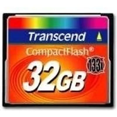 Transcend - Flash-Speicherkarte - 32GB - 133x - CompactFlash Card (TS32GCF133)