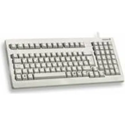 Cherry Classic Line G80-1800 - Tastatur - PS/2, USB - 105 Tasten - Hellgrau - Deutsch (G80-1800LPCDE-0)