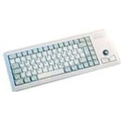 Cherry Slim Line G84-4400 - Tastatur - USB - 84 Tasten - Trackball - Hellgrau - Deutsch (G84-4400 LUBDE)