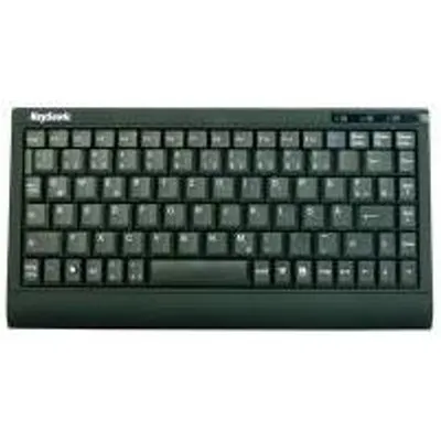 Keysonic ACK-595 C+ - Tastatur - PS/2, USB - mattschwarz (ACK-595 C+ BLACK)
