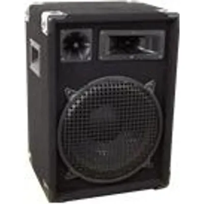 Omnitronic DX-1222 - Lautsprecher - 300 Watt - dreiweg - Schwarz