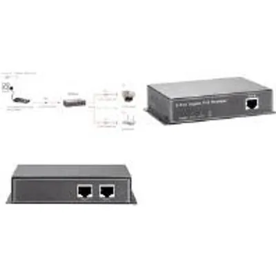 LevelOne POR-0122 - Repeater - 2 Anschlüsse - 10Base-T, 100Base-TX, 1000Base-T - RJ-45 / RJ-45 - extern - bis zu 100 m (552043)