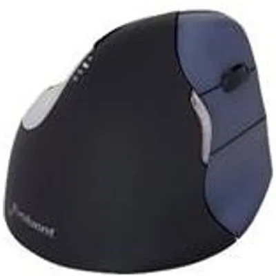 Evoluent VerticalMouse 4 Right - Maus - Laser - 6 Taste(n) - drahtlos - 2,4 GHz - kabelloser Empfänger (USB) (VM4RW)