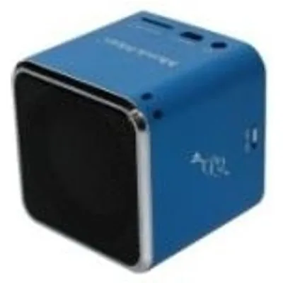 Technaxx Mini Musicman Aktivbox für USB und SD mit Akku blau (3530)