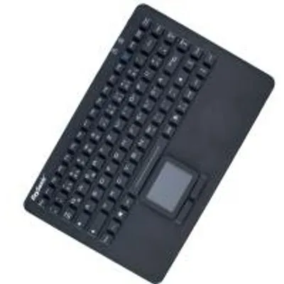 KeySonic KSK-5230 IN - USB - QWERTZ - verkabelt - Schwarz - Weiß - Silikon - IP68 (KSK-5230 IN)