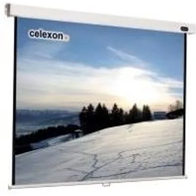 Celexon Professional manual - Leinwand - Deckenmontage möglich, geeignet für Wandmontage - 304 cm (120) - 1:1 - weiß (1090045)