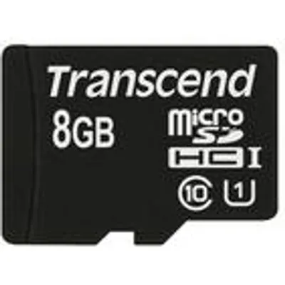 TRANSCEND 8GB MicroSDHC Class 10 UHS-I (TS8GUSDCU1)