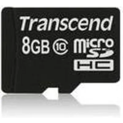 TRANSCEND 8GB microSDHC Class10 U1,MLC,600x (TS8GUSDHC10U1)
