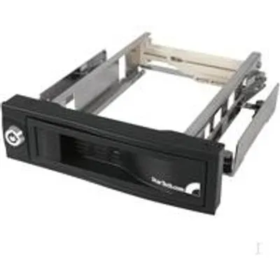 StarTech.com SATA Wechselrahmen trägerlos - Mobiles Hot Swap Festplatten Speicher Rack 3.5 - Mobiles Speicher-Rack - 8,9 cm (3.5) - Schwarz (HSB100SATBK)