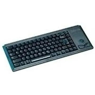 CHERRY Compact-Keyboard G84-4400 - Tastatur - USB - Englisch - US - Schwarz