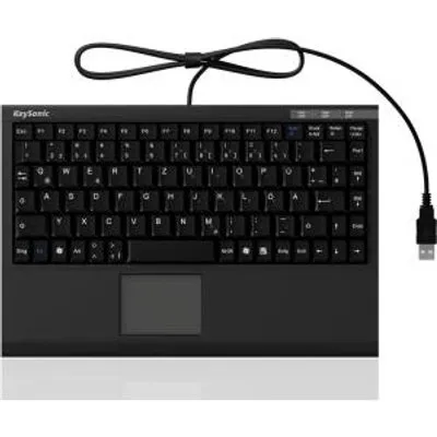 KeySonic ACK-540U+ - verkabelt - US Layout - USB - Schwarz - USB - Windows 2000 - Windows 2000 Professional - Windows 98SE - Windows ME - Windows Vista Business - Windows V - 0 - 50 °C (12862)