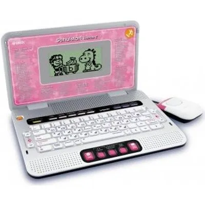 VTech Aktion Intelligenz Schulstart Laptop E - Persönliches Lern-Tool - pink (80-109794)