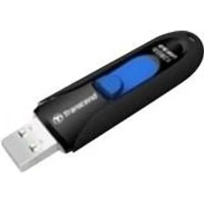 Transcend 790 128GB JetFlash - 128 GB - USB 3.0 - Slide - Schwarz - Blau - 2.12 cm - 6.36 cm (TS128GJF790K)