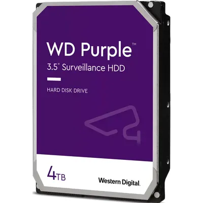 WD Purple WD43PURZ - Festplatte - 4TB - Überwachung - intern - 3.5 (8,9 cm) - SATA 6Gb/s - 5400 U/min - Puffer: 256MB (WD43PURZ)