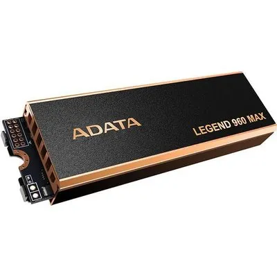 ADATA Legend 960 MAX - SSD - 4TB - intern - M.2 2280 - PCIe 4,0 x4 - 256-Bit-AES - integrierter Kühlkörper (ALEG-960M-4TCS)