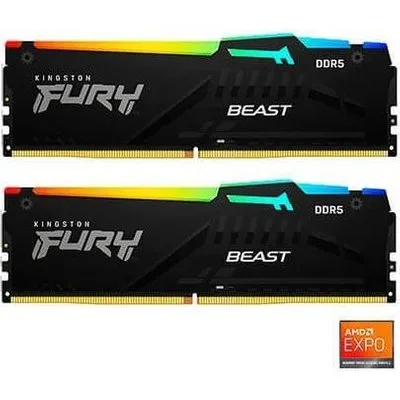 Kingston Technology FURY Beast RGB Speichermodul 16 GB 2 x 8 GB DDR5 5600 MHz (KF556C36BBEAK2-16)