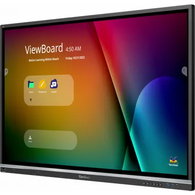 ViewSonic ViewBoard 140 cm 139,70cm (55) Diagonalklasse LCD-Display mit LED-Hintergrundbeleuchtung interaktiv Touchscreen Multi-Touch / optionaler Slot-in-PC 4K UHD 2160p 3840 x 2160 direkt beleuchtete LED (IFP5550-5)