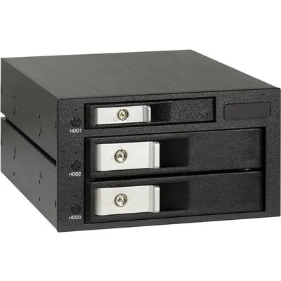 INTER-TECH HDD-Wechselrahmen ST-3525 fuer 1x 6,35cm 2.5 und 2x 8,89cm 3.5 (88887365)