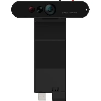 Lenovo ThinkVision MC60 - Webcam - Farbe - 1920 x 1080 - 1080p - Audio - USB2.0 - MJPEG, YUY2 (4XC1K97399)