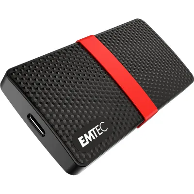 EMTEC SSD Power Plus X200 - SSD - 1TB - extern (tragbar) - USB 3,1 Gen 1 (USB-C Steckverbinder) (ECSSD1TX200)
