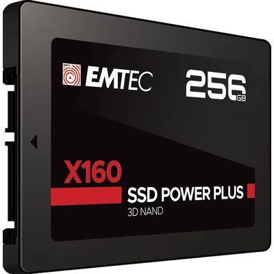 Emtec SSD Power Plus X160 - SSD - 256 GB - intern - 2.5 (6.4 cm) - SATA 6Gb/s (ECSSD256GNX160)