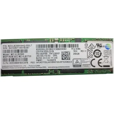Lenovo SSD 256GB M.2 2280 PCIe NVMe (00UP488)