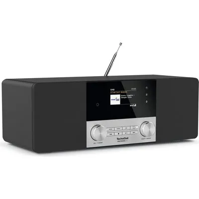 TechniSat DigitRadio 4 C - DAB-Radio - 2 x 10 Watt - Schwarz