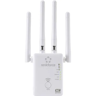 Renkforce AC1200 Dualband WLAN-Router/Repeater/AP (RF-3804172)