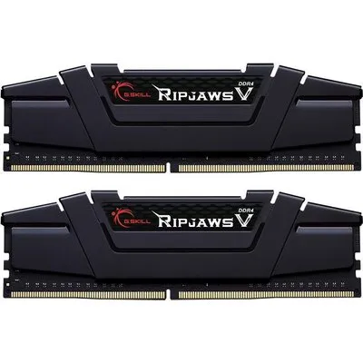G.Skill Ripjaws V - DDR4 - Kit - 32 GB: 2 x 16 GB - DIMM 288-PIN - 1800 MHz / PC4-28800 - CL18 - 1.35 V - ungepuffert - non-ECC - Classic Black (F4-3600C18D-32GVK)