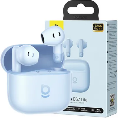 Baseus Bass BS2 Lite TWS Galaxy Blue  True Wireless Earbuds Bluetooth 6.0 IP55 40h