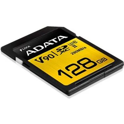 ADATA Premier ONE - Flash-Speicherkarte - 128GB - UHS-II U3 / Class10 - SDXC UHS-II (ASDX128GUII3CL10-C)