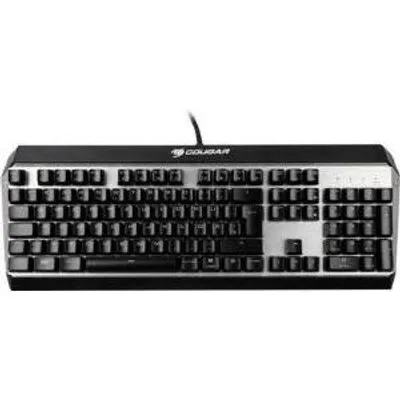 COUGAR Gaming Attack X3 RGB Tastatur USB QWERTZ Deutsch Schwarz - Silber (37ATRM1MB.0001)