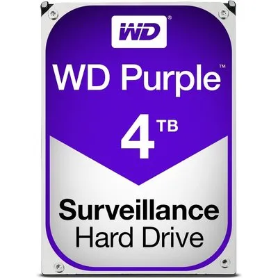 WD Purple WD40PURX - Festplatte - 4 TB - intern - 3.5 (8.9 cm) - SATA 6Gb/s - Puffer: 64 MB - für My Cloud EX2, EX4