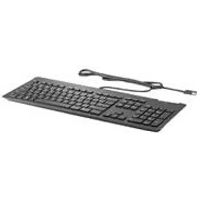 HP Business Slim - Tastatur - USB - Englisch - Schwarz - für HP 34, Z1 G9, Elite 800 G9, Pro 260 G9, 400 G9, ProOne 440 G9, ZBook Fury 15 G8, 17 G8 (Z9H48AA#ABB)