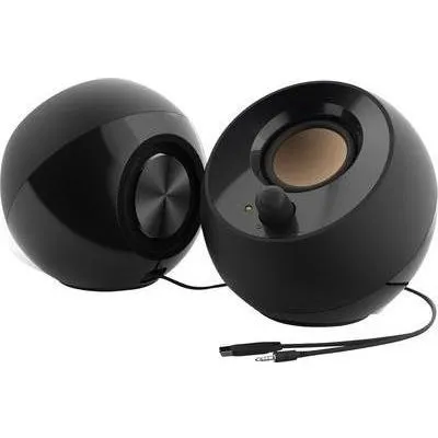 Creative Pebble - Lautsprecher - für PC - 4,4 Watt (Gesamt) - Schwarz (51MF1680AA000)