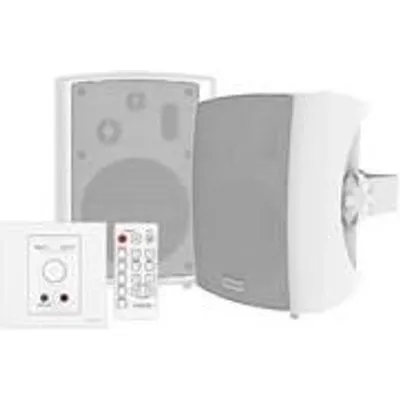 Vision Techconnect SP-1800+TC3-AMP - Audiosystem - 50 Watt (Gesamt) - weiß (TC3-AMP+SP-1800)