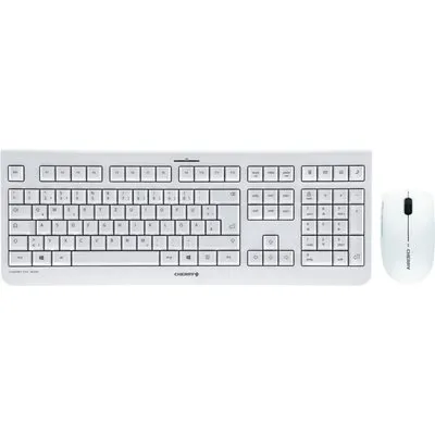 CHERRY DW 3000 - Tastatur-und-Maus-Set - kabellos - 2,4 GHz - Deutsch - Tastenschalter: CHERRY LPK - weiß (JD-0700DE-0)