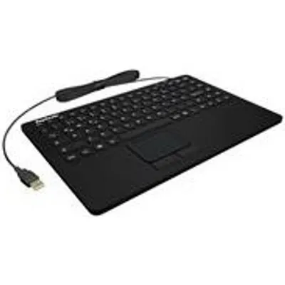 Keysonic KSK-5230 - Tastatur - USB - Schweiz - Schwarz / Weiß